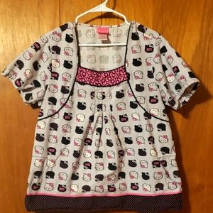 Hello Kitty maternity scrub top